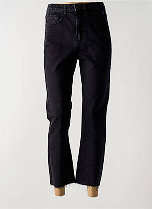 Blugi cu croială dreaptă negru DESIGUAL femeie