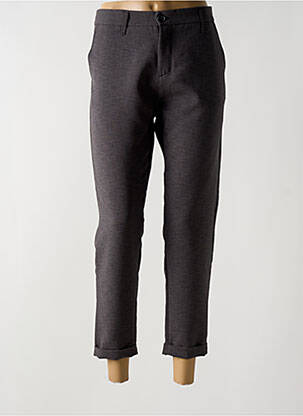 Pantalon 7/8 talie cu cleme mărime normală gri IMPERIAL femeie