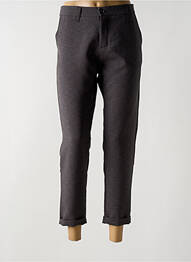 Pantalon 7/8 talie cu cleme mărime normală gri IMPERIAL femeie