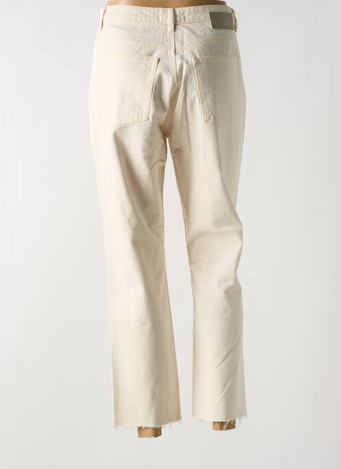 Blugi cu croială dreaptă bej DESIGUAL femeie