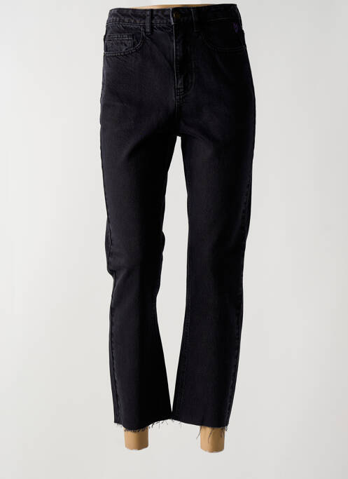 Blugi cu croială dreaptă negru DESIGUAL femeie