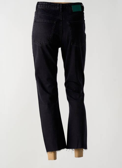 Blugi cu croială dreaptă negru DESIGUAL femeie