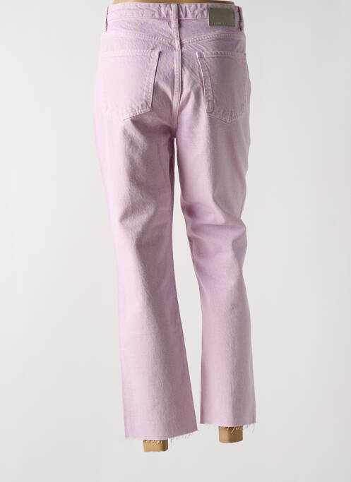 Blugi cu croială dreaptă violet DESIGUAL femeie