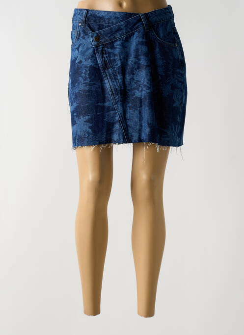 Fustă scurtă albastru DESIGUAL femeie