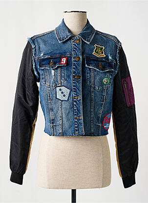 Jachete casual croială dreaptă albastru DESIGUAL femeie
