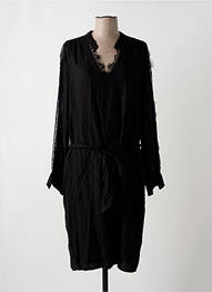 Rochie midi mâneci lungi mâneci lungi negru FREEMAN T.PORTER femme