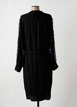 Rochie midi mâneci lungi mâneci lungi negru FREEMAN T.PORTER femeie