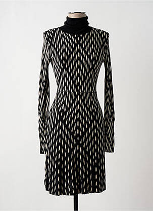 Rochie midi mâneci lungi mâneci lungi negru DESIGUAL femeie