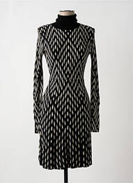Rochie midi mâneci lungi mâneci lungi negru DESIGUAL femeie