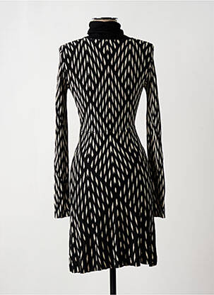 Rochie midi mâneci lungi mâneci lungi negru DESIGUAL femeie