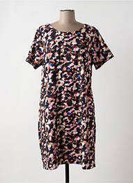 Rochie midi mâneci scurte mâneci scurte negru MOLLY BRACKEN femme