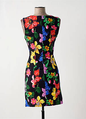 Rochie scurtă fără mâneci fără mâneci negru DESIGUAL femeie