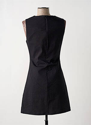 Rochie scurtă imprimeu floral fără mâneci negru DESIGUAL femeie