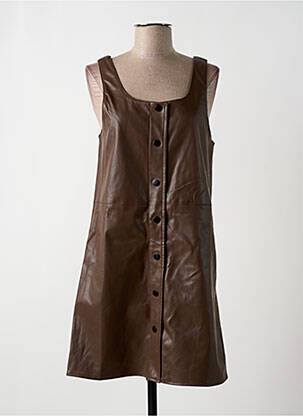 Rochie scurtă maro MOLLY BRACKEN femeie