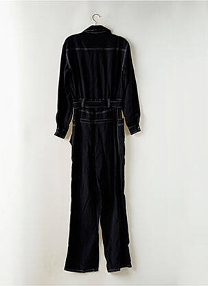 Salopetă-pantalon guler de bluză mâneci lungi negru DESIGUAL femeie