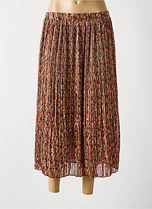 Fustă midi bej GARCIA femeie