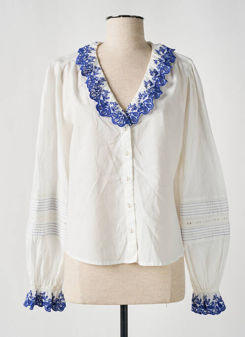 Cămașă croială dreaptă mâneci lungi alb SCOTCH & SODA femme