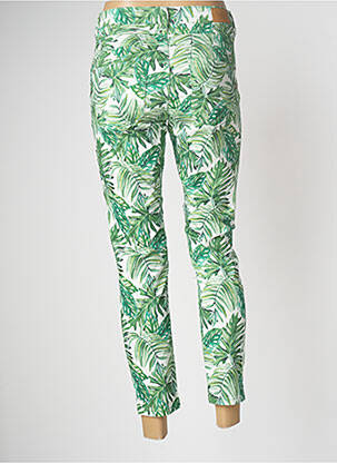 Pantalon 7/8 elasticitate mărime normală verde CREAM femeie
