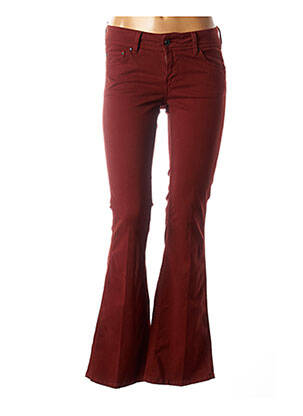 Pantalon evazat elasticitate talie joasă roșu PEPE JEANS femeie