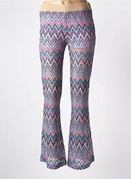 Pantalon evazat talie elastică mărime normală violet VIE TA VIE femeie