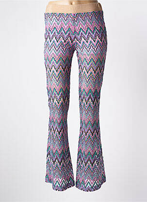 Pantalon evazat violet VIE TA VIE femeie