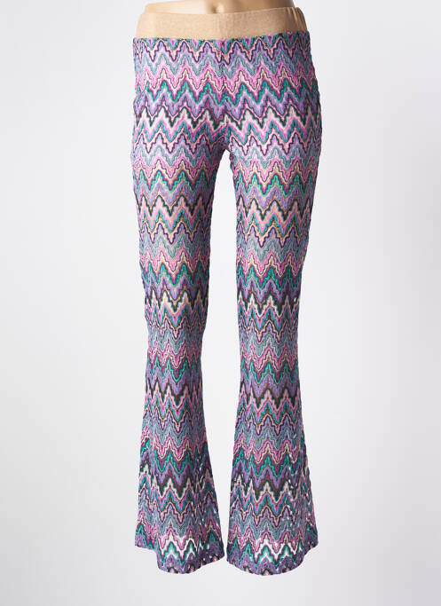 Pantalon evazat violet VIE TA VIE femeie