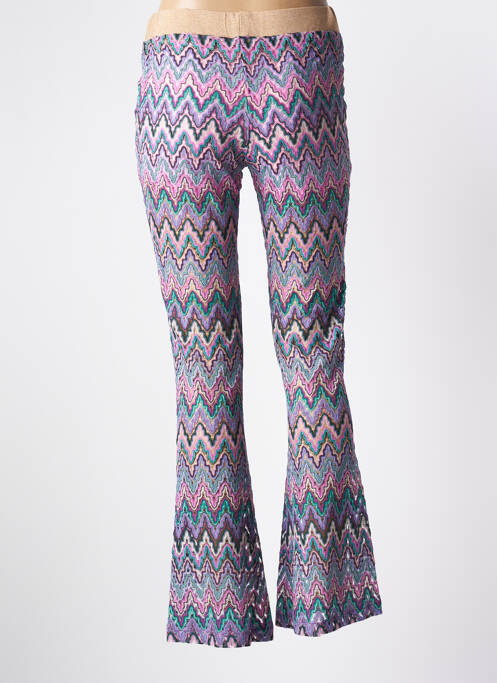 Pantalon evazat violet VIE TA VIE femeie