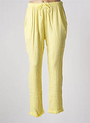 Pantalon drept galben THE CORNER femeie