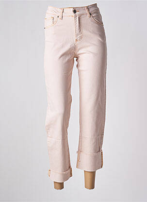 Blugi cu croială dreaptă roz INTUITION femeie