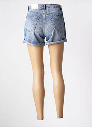 Șort țesătură denim talie înaltă albastru ONLY femeie