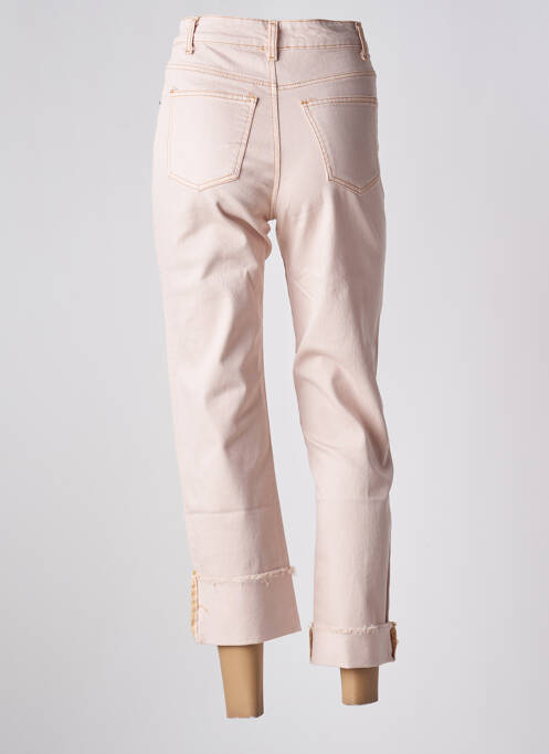 Blugi cu croială dreaptă roz INTUITION femeie
