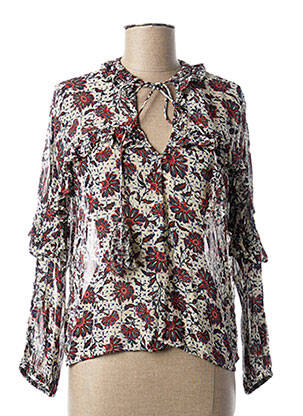 Bluză imprimeu floral mâneci lungi bej PEPE JEANS femme