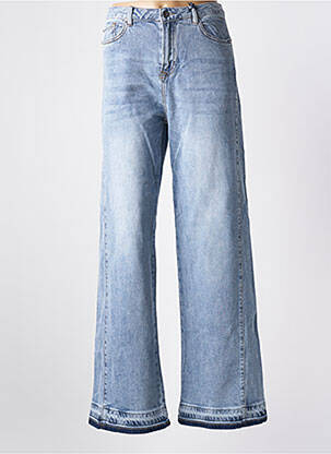 Blugi cu croială evazată albastru BLUE DAZE femeie