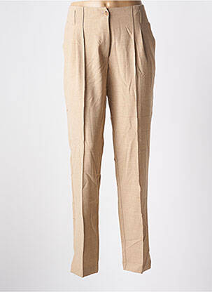 Pantalon slim buzunare bej SUMMUM femeie