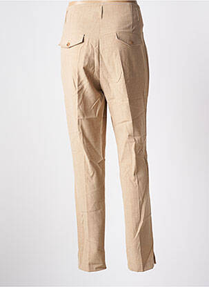 Pantalon slim buzunare bej SUMMUM femeie