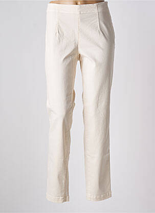 Pantalon slim buzunare alb SUMMUM femeie