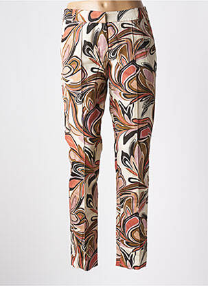 Pantalon slim buzunare bej SUMMUM femeie