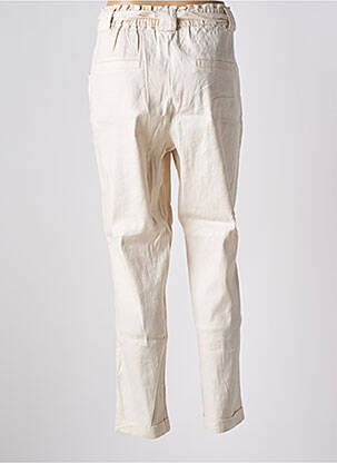 Pantalon slim buzunare bej SUMMUM femeie
