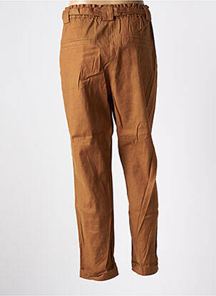 Pantalon slim buzunare maro SUMMUM femeie