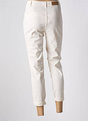 Pantalon trei sferturi buzunare bej SUMMUM femeie