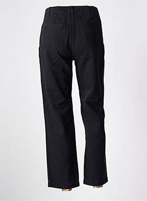 Pantalon 7/8 închidere cu fermoar sub clapetă cu nasturi negru LABDIP femeie