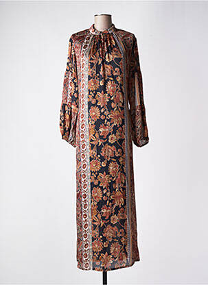 Rochie lungă maro SUMMUM femeie