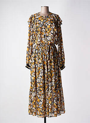 Rochie lungă galben SUMMUM femeie