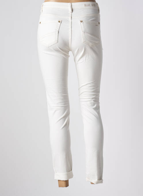 Pantalon 7/8 alb BLUE DAZE femeie
