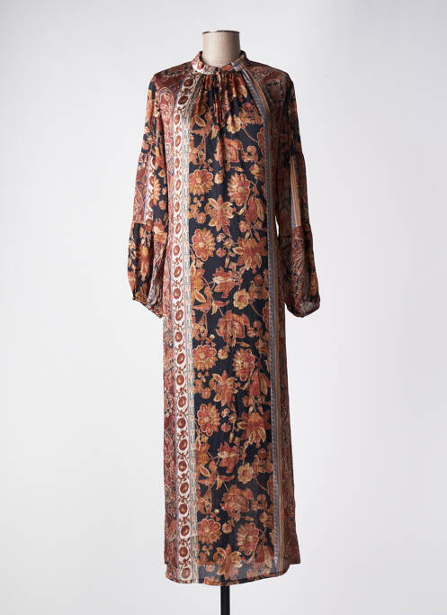 Rochie lungă maro SUMMUM femeie