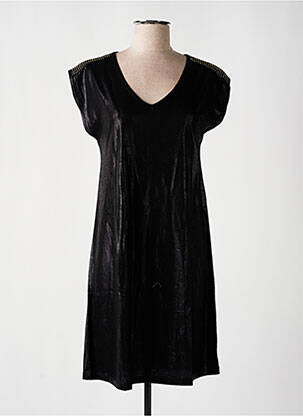 Rochie scurtă mâneci scurte mâneci scurte negru PIECES femeie