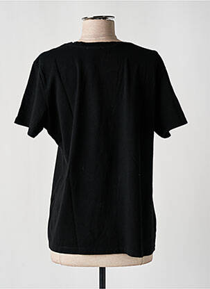 Tricou croială dreaptă mâneci scurte albastru NINETTE femeie