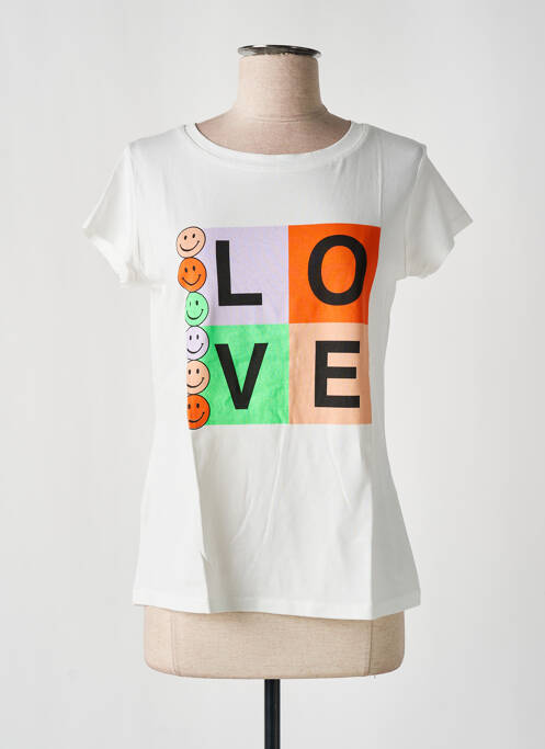 Tricou alb NINETTE femeie