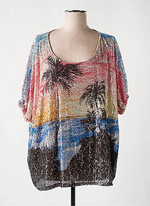 Top negru THE CORNER femeie