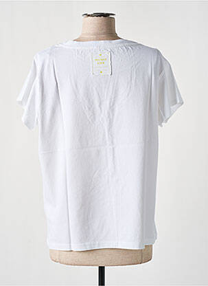 Tricou imprimeu fantezie mâneci scurte alb MOS MOSH femeie